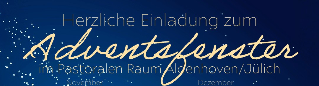 Adventsfensteraktion 2025 – an vielen einladenden Orte