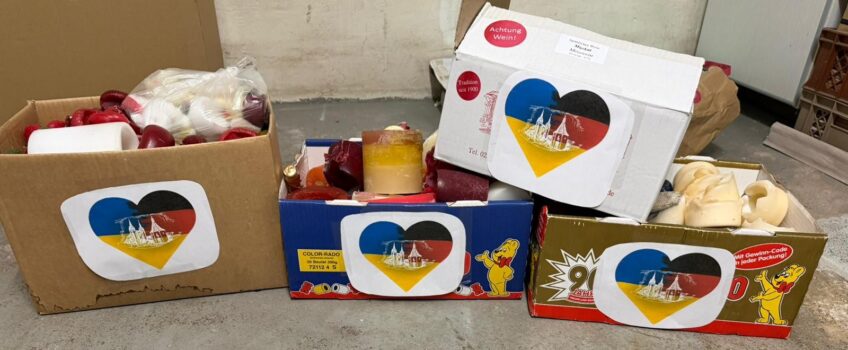 Wachsreste für die Ukraine!