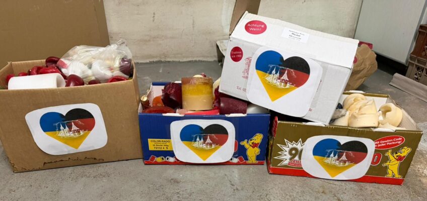 Wachsreste für die Ukraine!